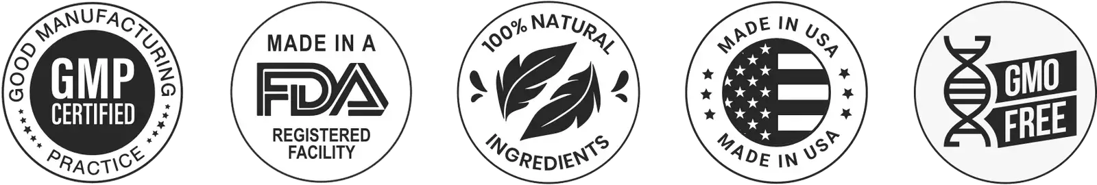Certification badges
